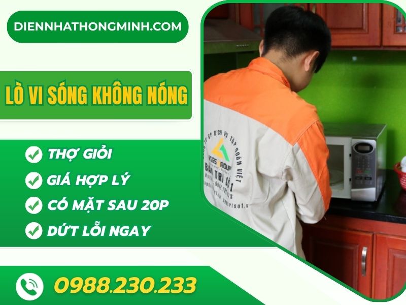 Lò Vi Sóng Không Nóng - Cách Xử lý Hiệu Quả Lò Vi Sóng Không Nóng - Cách Xử lý Hiệu Quả