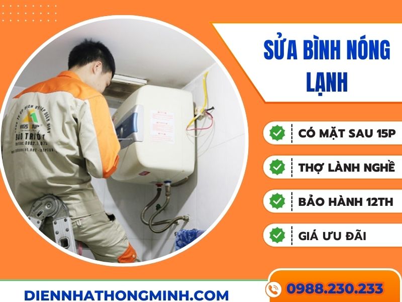 Các bước sửa bình nóng lạnh lạnh tại nhà an toàn Các bước sửa bình nóng lạnh lạnh tại nhà an toàn