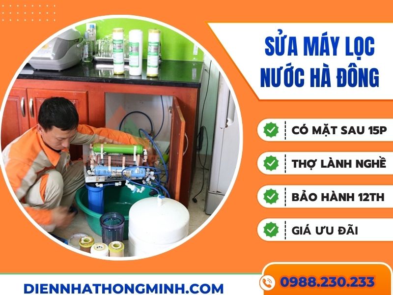 Địa Chỉ Sửa Máy Lọc Nước Hà Đông Giá Rẻ, thợ Giỏi