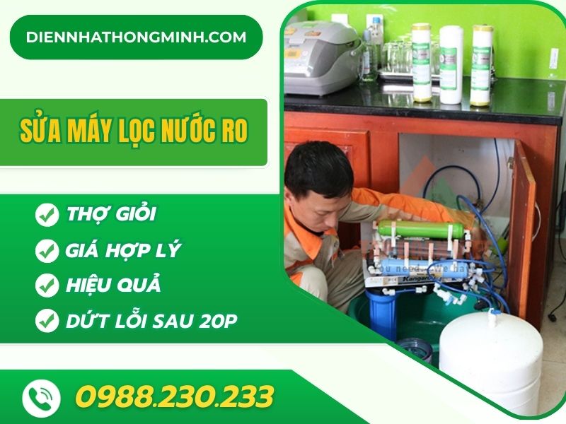 Cách Sửa Máy Lọc Nước Ro Uy Tín, Giá Rẻ, Thợ Giỏi