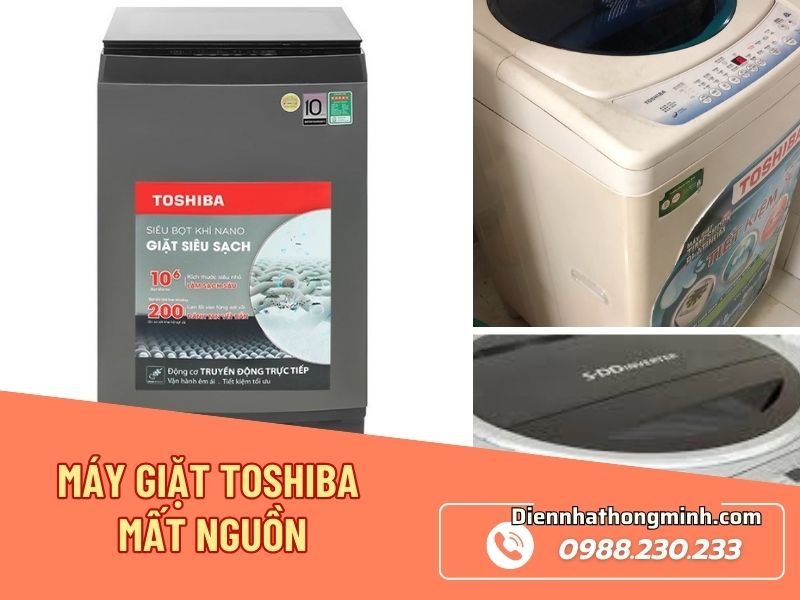 Cách sửa máy giặt Toshiba mất nguồn đơn giản Cách sửa máy giặt Toshiba mất nguồn đơn giản