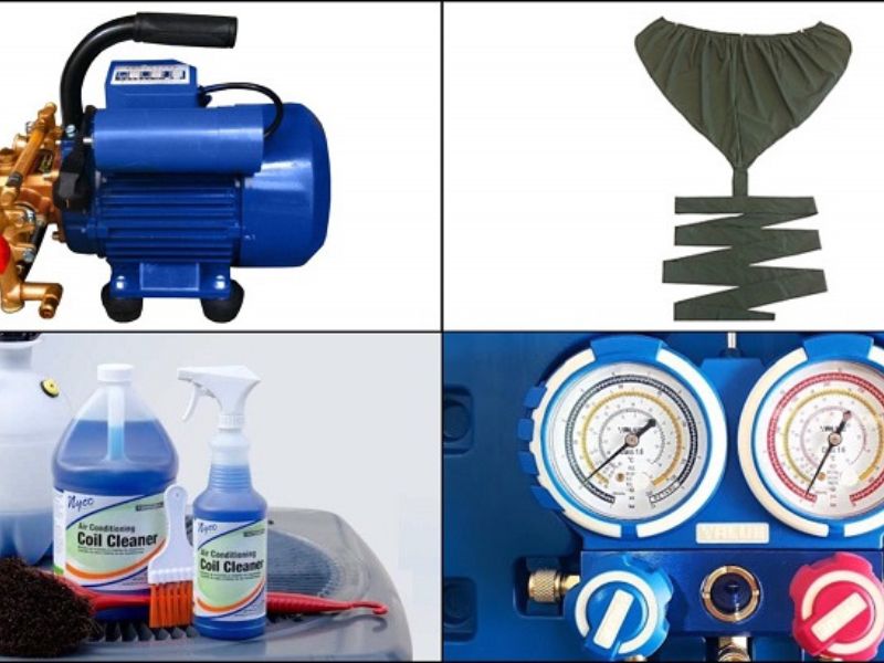 Dụng cụ cần thiết để vệ sinh điều hòa tại nhà Dụng cụ cần thiết để vệ sinh điều hòa tại nhà