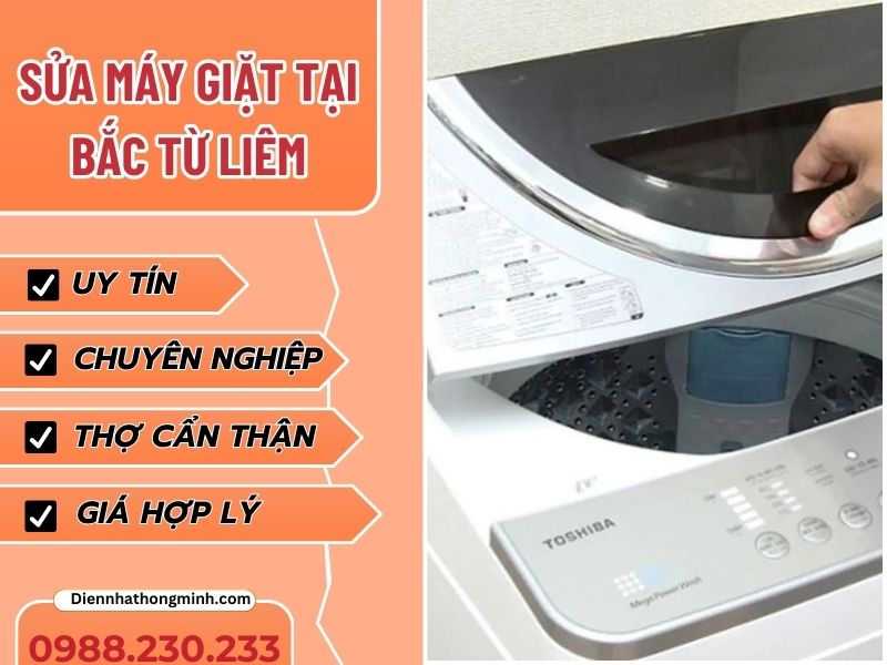Dịch vụ sửa máy giặt tại Bắc Từ Liêm uy tín, thợ nhanh