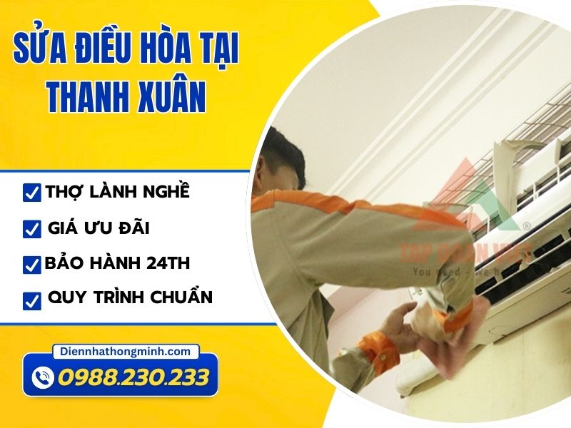 Thợ Sửa Điều Hòa Tại Thanh Xuân Uy Tín, Giá Rẻ