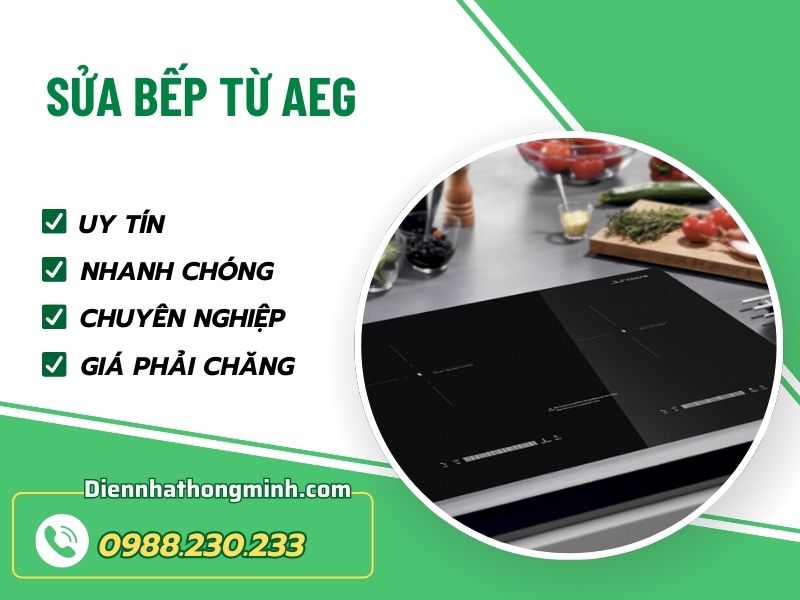 Địa chỉ sửa bếp từ AEG uy tín, giá rẻ tại Hà Nội