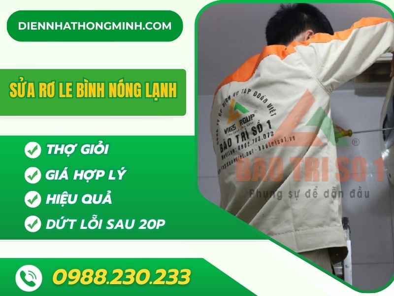 Sửa Rơ Le Bình Nóng Lạnh Nhanh Chóng, Hiệu Quả
