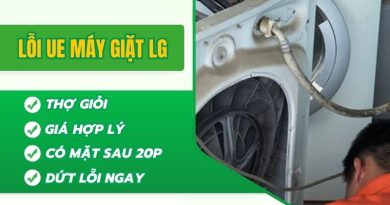 Lỗi Ue Máy Giặt Lg