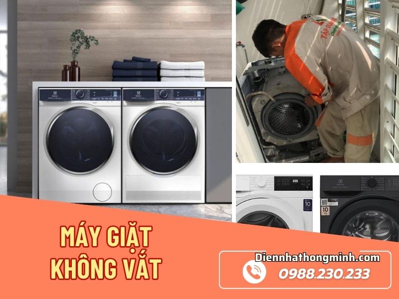 Cách sửa máy giặt không vắt uy tín, hiệu quả