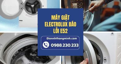 Máy Giặt Electrolux Báo Lỗi E52