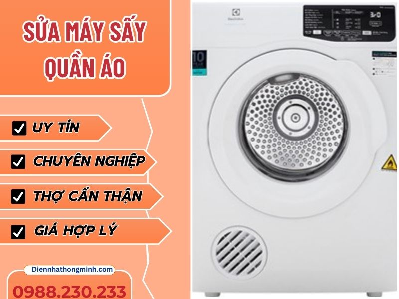 Sửa máy sấy quần áo giá rẻ, uy tín tại nhà Sửa máy sấy quần áo giá rẻ, uy tín tại nhà