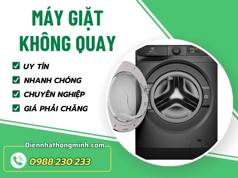 Cách Sửa Máy Giặt Không Quay Thợ Chuẩn, Giá Rẻ