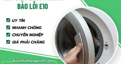 Máy Giặt Electrolux Báo Lỗi E10