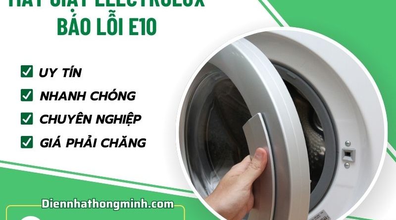 Máy Giặt Electrolux Báo Lỗi E10