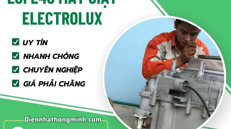 Lỗi E40 Máy Giặt Electrolux