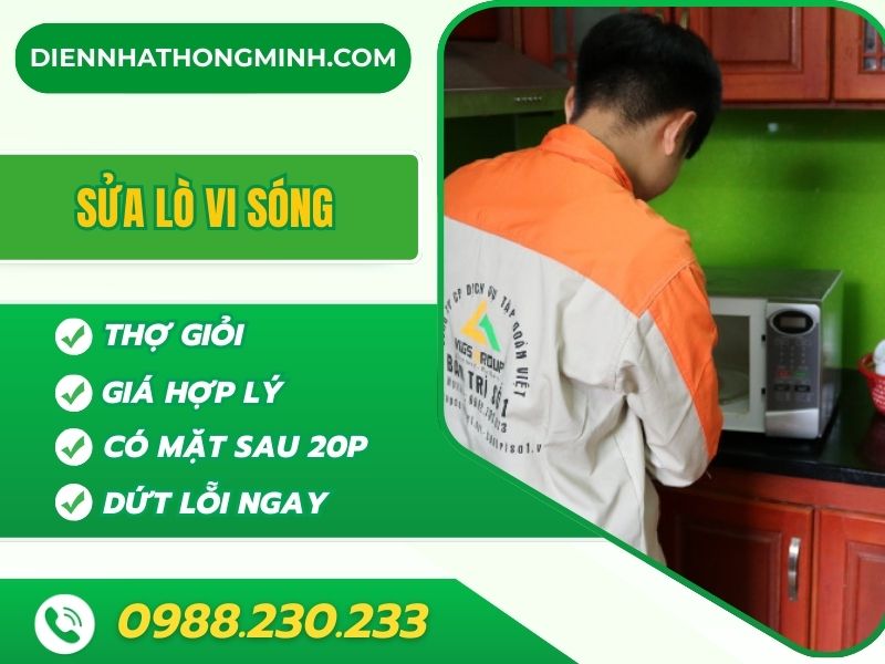 Dịch vụ sửa lò vi sóng tại nhà Hà Nội uy tín